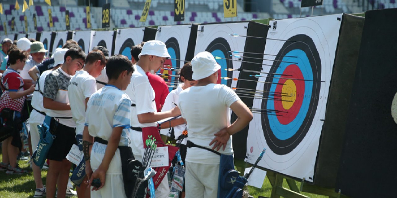 15 Yaş Altı Açık Hava Türkiye Okçuluk Şampiyonası Ordu'da başladı