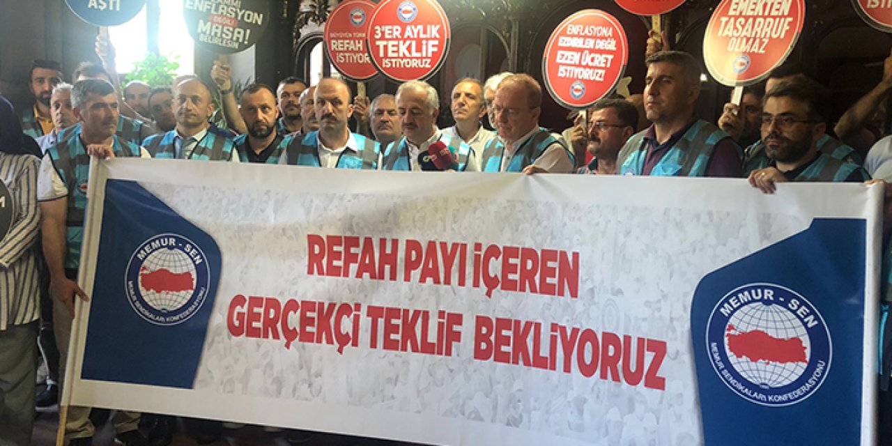 Memur-Sen Trabzon’dan zam teklifine tepki! “Emeğin karşılığı kısılarak bütçe büyümez”