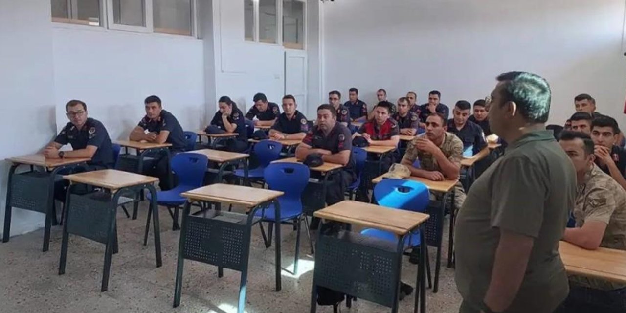 Bayburt'ta jandarmaya yaban hayatı eğitimi verildi