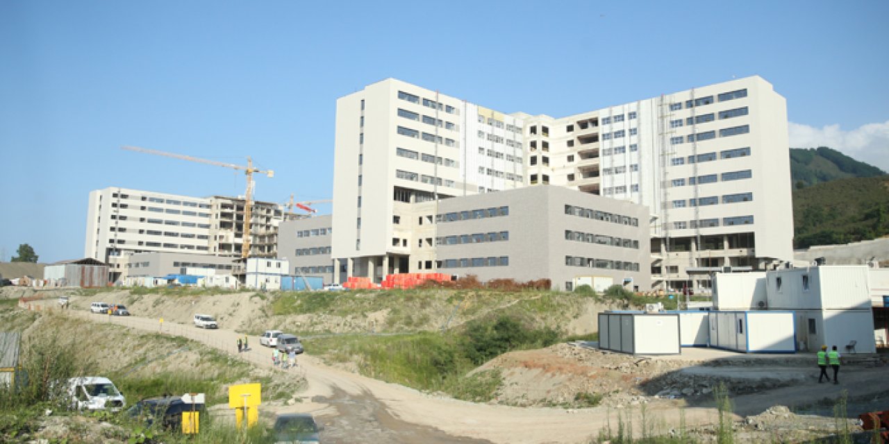 Ordu Şehir Hastanesi'nin 2024'te hizmete girmesi hedefleniyor