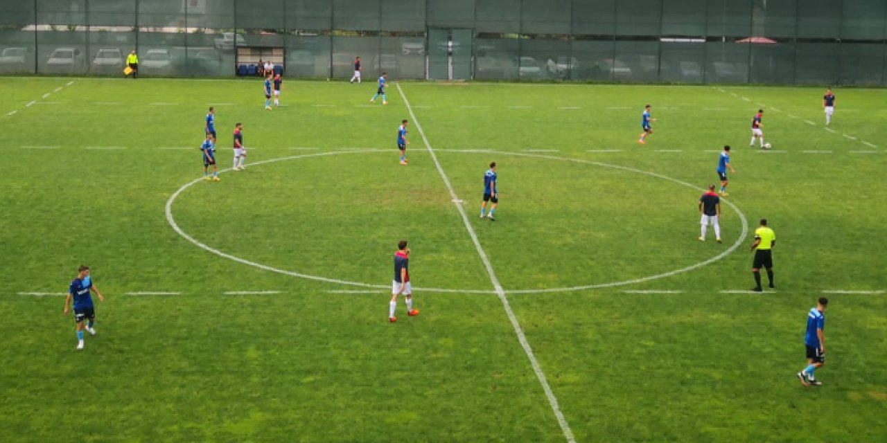 1461 Trabzon ile Trabzonspor U-19 takımı hazırlık maçında karşı karşıya geldi