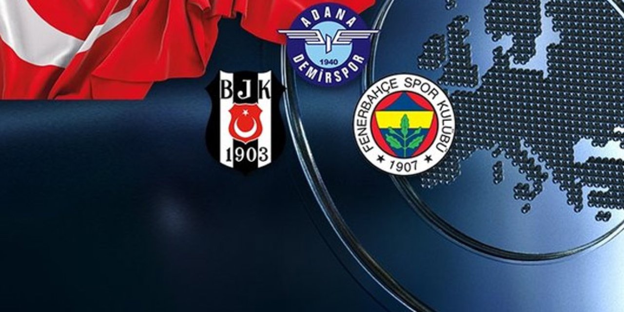 Türk takımları Avrupa'da avantajı kaptı! Galatasaray, Fenerbahçe, Beşiktaş ve Adanademirspor...