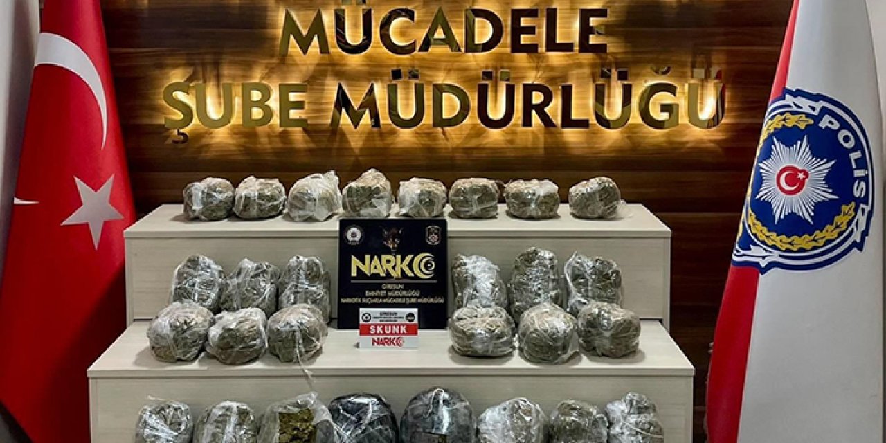 Giresun'daki uyuşturucu operasyonunda 2 kişi tutuklandı