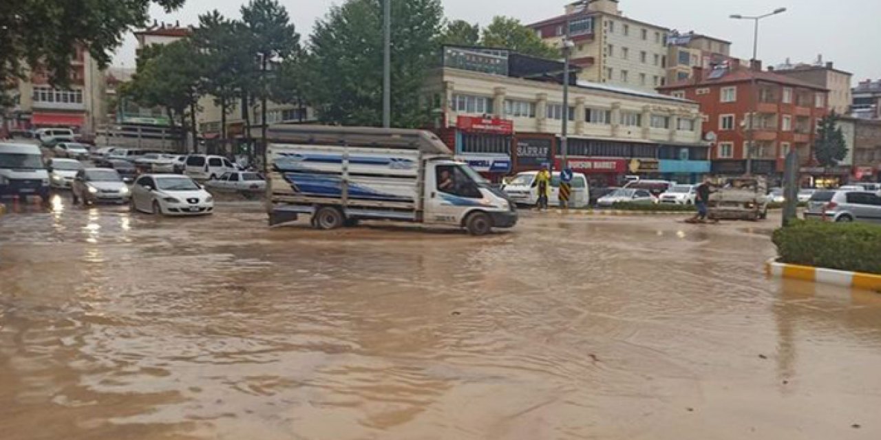 Kayseri sağanak ve dolu etkili oldu