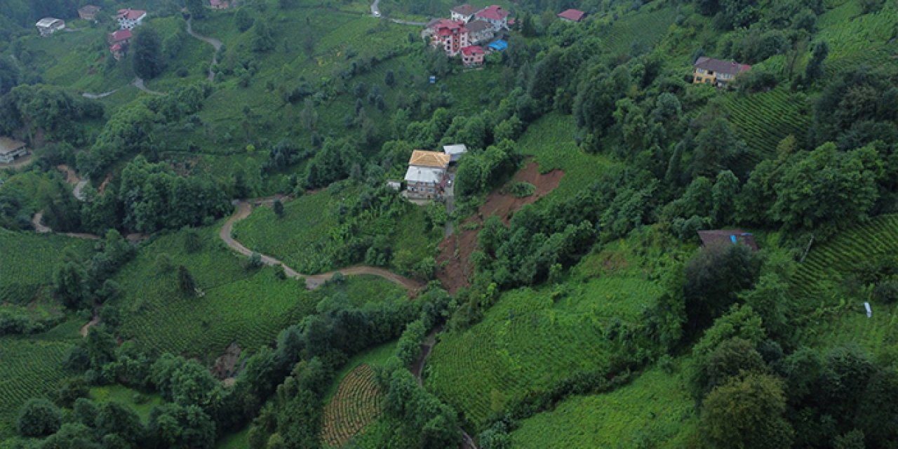 Rize'de şiddetli yağışların ardından 39 konutun nakline karar verildi