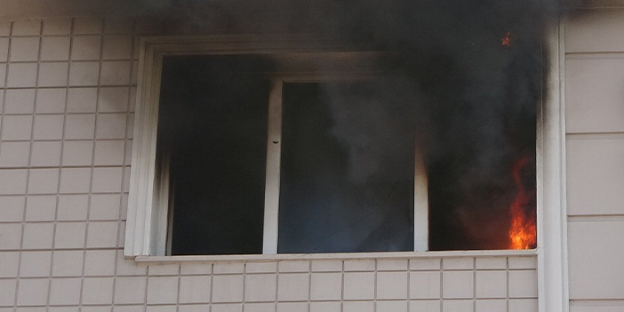 Samsun'da ofis yangını çıktı! Ekipler müdahale etti