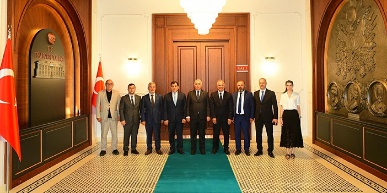 Trabzon Ticaret Borsası’ndan Vali Aziz Yıldırım’a tarım gündemli ziyaret
