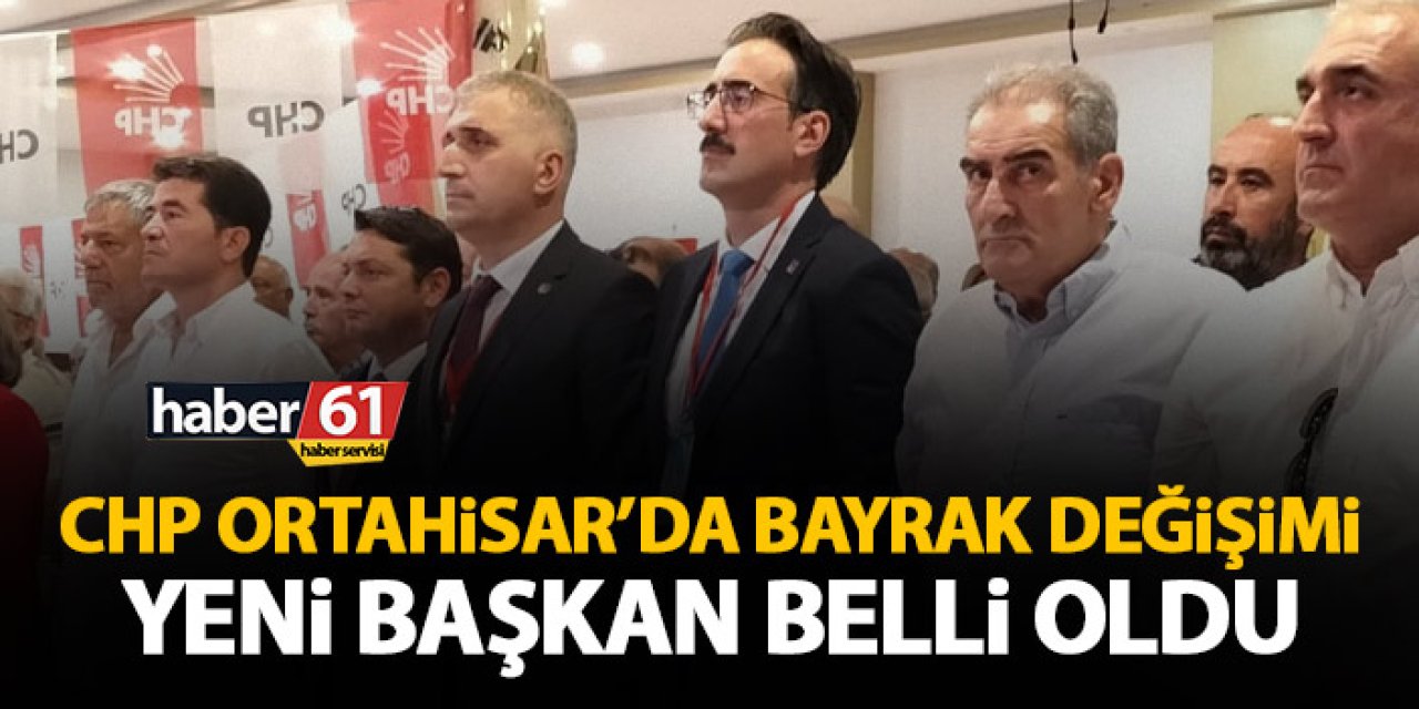 CHP Ortahisar'da yeni ilçe başkanı belli oldu! Haluk Batmaz seçimi kazandı