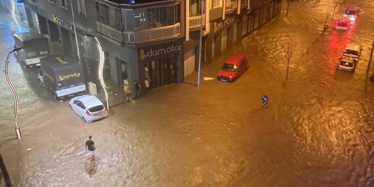 Giresun'da sağanak etkili oldu