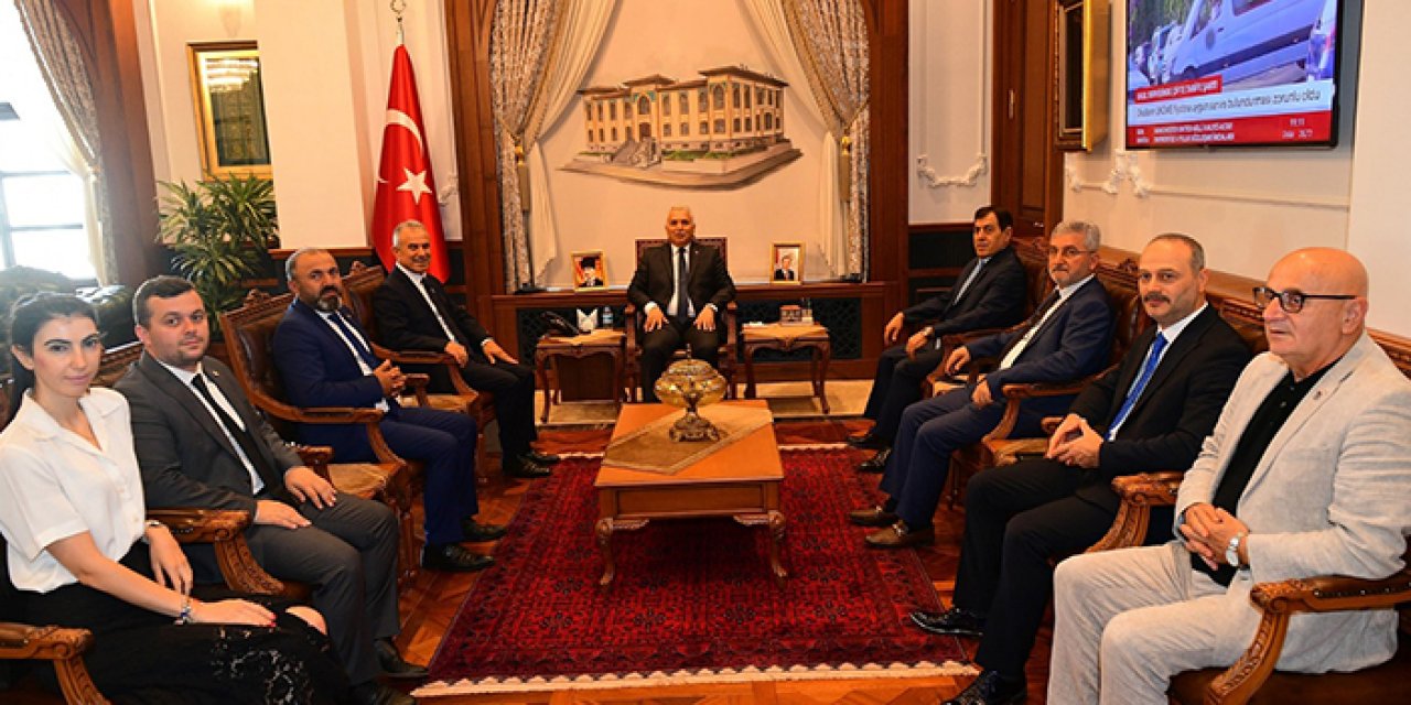 Trabzon Ticaret Borsası’ndan Vali Aziz Yıldırım’a tarım gündemli ziyaret