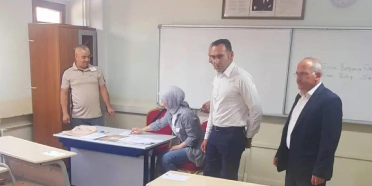 Bayburt'ta Bursluluk sınavı tamamlandı