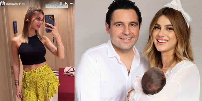 Nazlı Sabancı 20 gün önce doğum yaptı! Eski formuna döndü