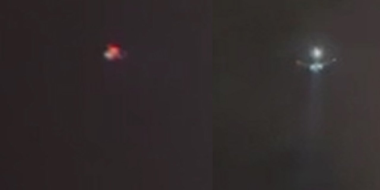 Trabzon- Cidde seferi için havalanan uçak, motorundan alev uzayınca geri göndü! O anlar kamerada