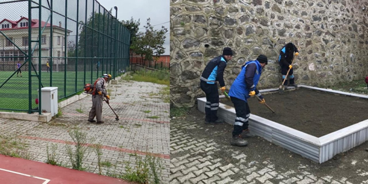 Trabzon'da okullar eğitime hazır