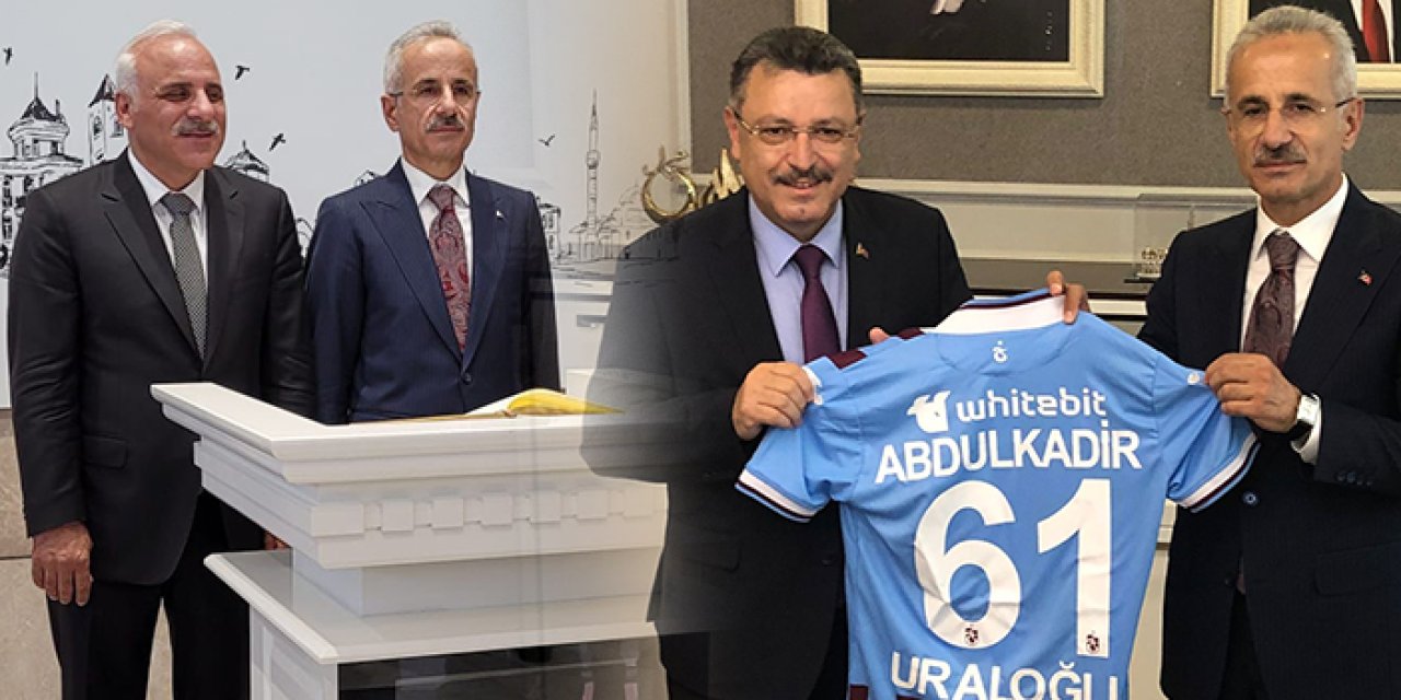 Bakan Uraloğlu’ndan Trabzon Büyükşehir Belediyesi ve Ortahisar Belediyesi’ne ziyaret