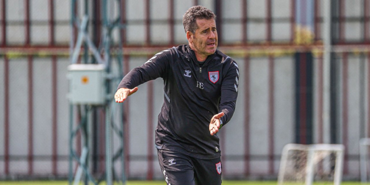 Samsunspor'da yeni transfer ilk antrenmanına çıktı