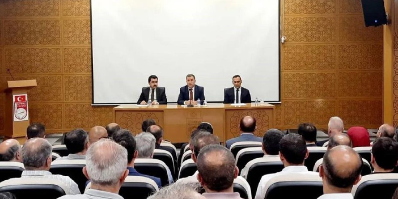 Bayburt'ta okul güvenliği toplantısı gerçekleşti