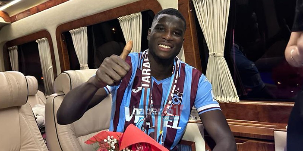 Trabzonspor'un yeni transferi Paul Onuachu Trabzon'da! İşte ilk sözleri