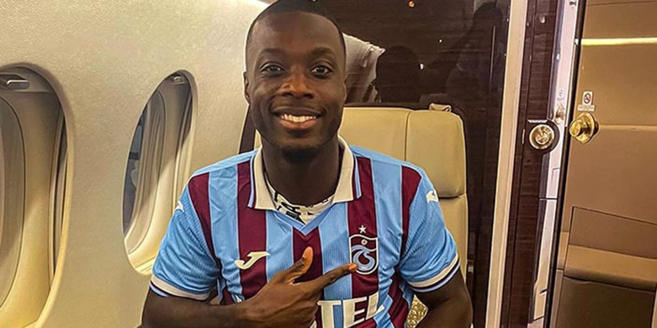 Trabzonspor'un yeni transferi Nicolas Pepe Trabzon'da