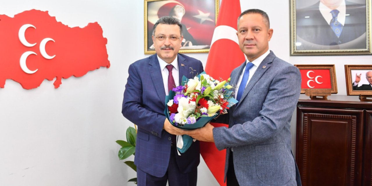 Ortahisar Belediye Başkanı Genç'ten  MHP'ye ziyaret