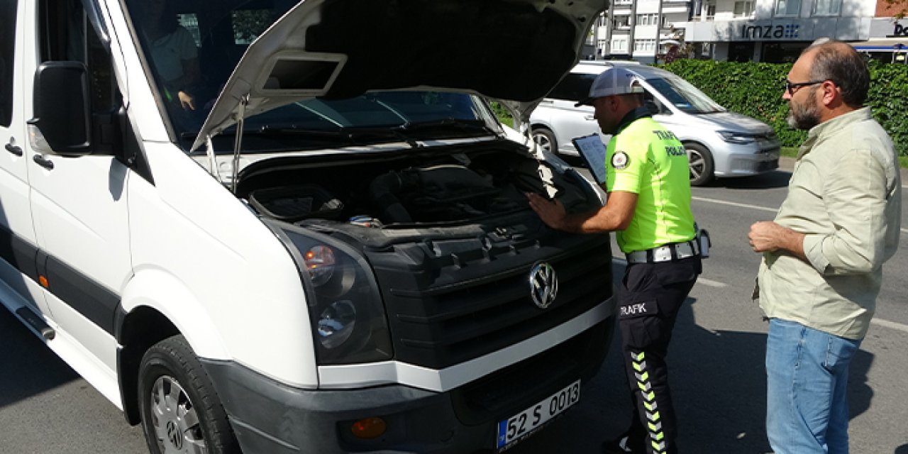 Ordu’da okul servislerine sıkı denetim