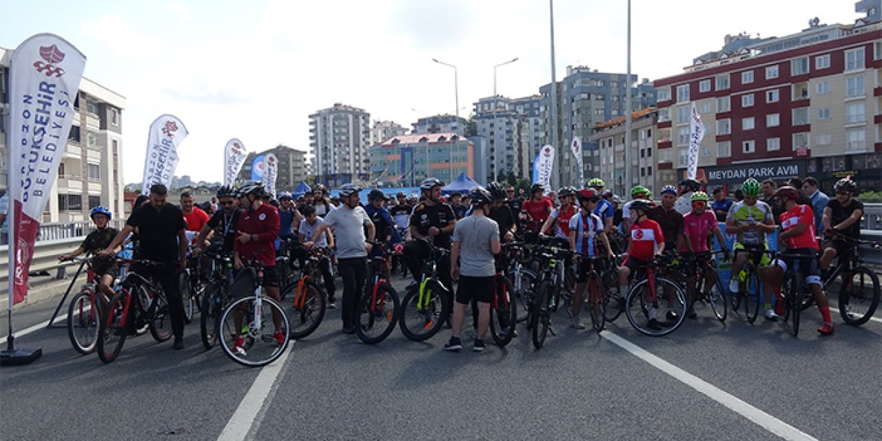 Trabzon'da bisiklet turu düzenlendi