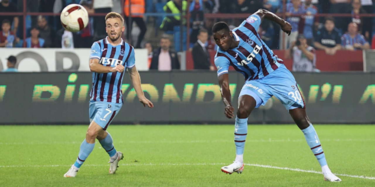 Trabzonspor'da Onuachu'dan ilk maçında ilk gol!