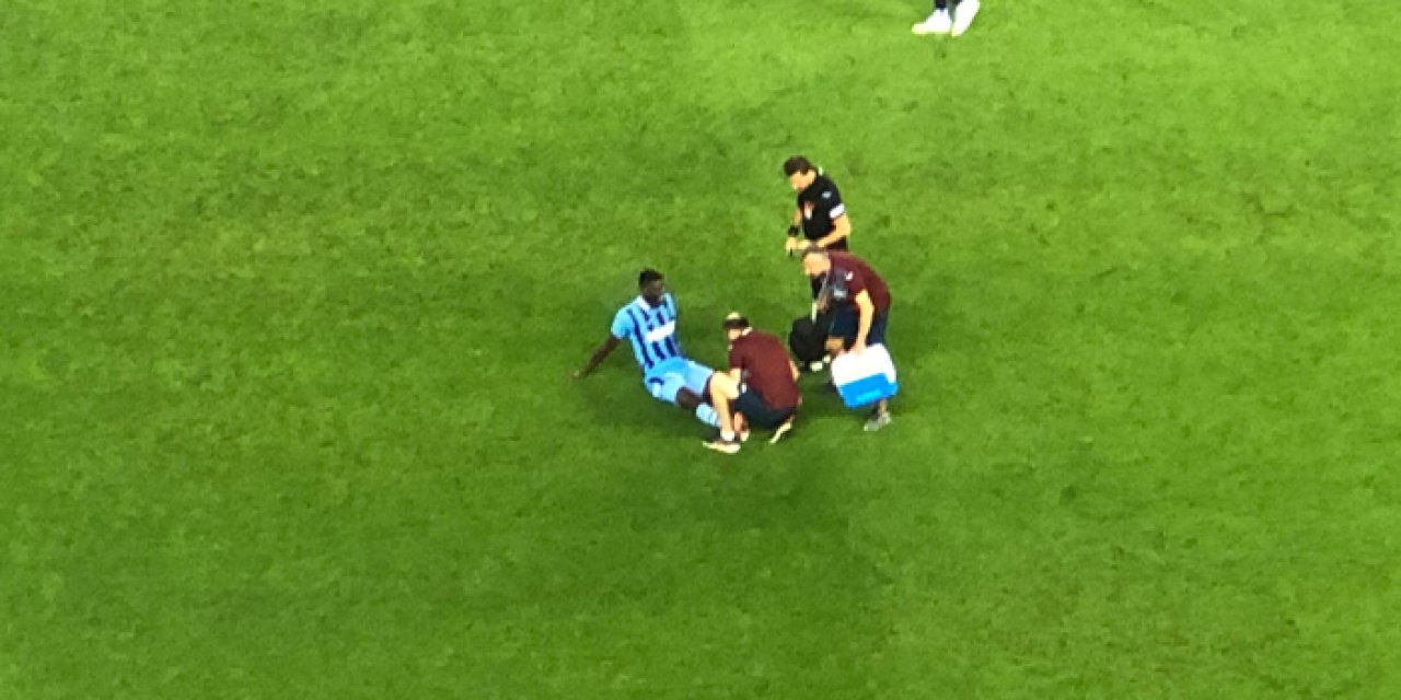 Trabzonspor'da şok sakatlık! Yıldız isim devam edemedi
