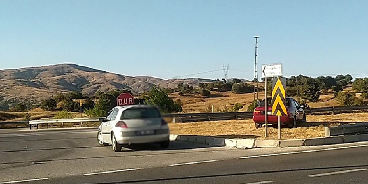 Çorum- Samsun Karayolu'nda trafik kazası! 1 yaralı