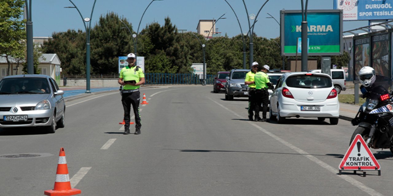 Ordu’da bir haftada 14 binden fazla araç denetlendi