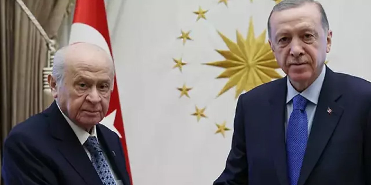 Cumhurbaşkanı Erdoğan ve Bahçeli bir araya geldi