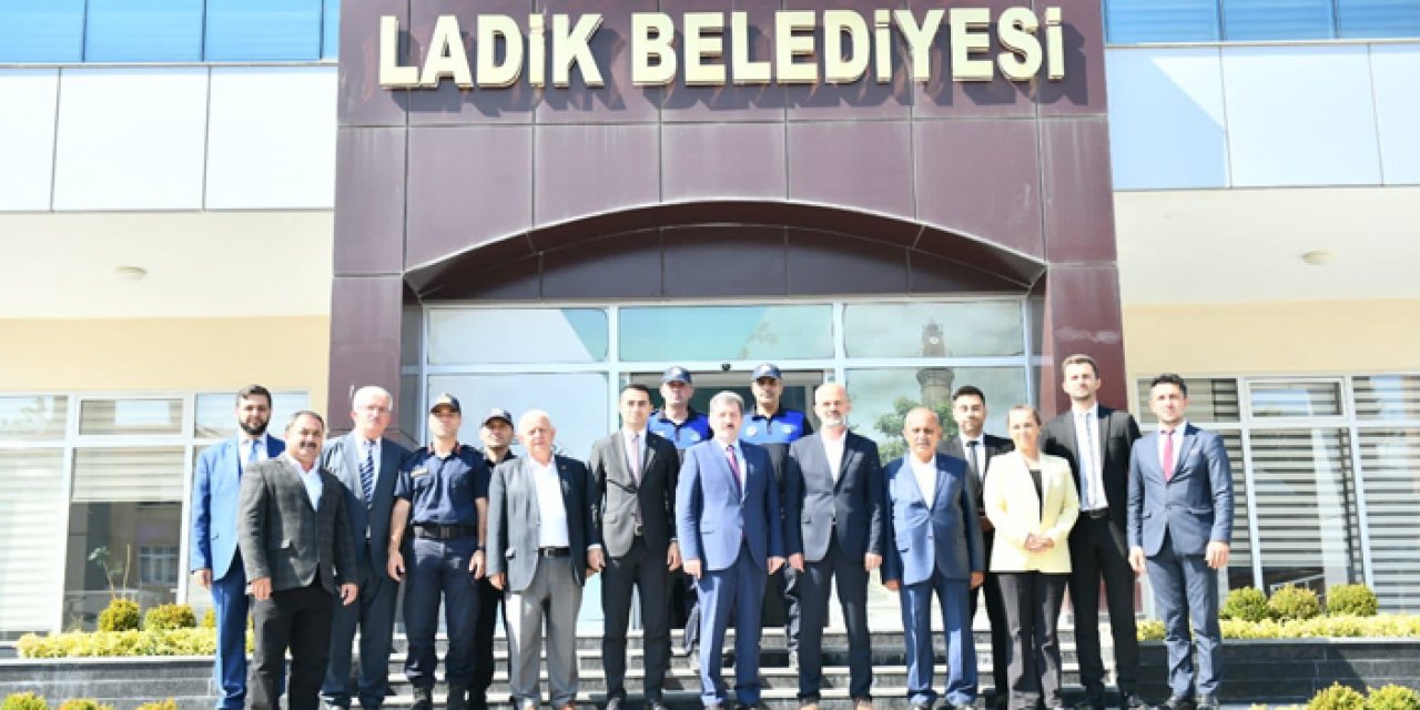 Samsun Valisi Tavlı'dan Ladik ilçesine ziyaret