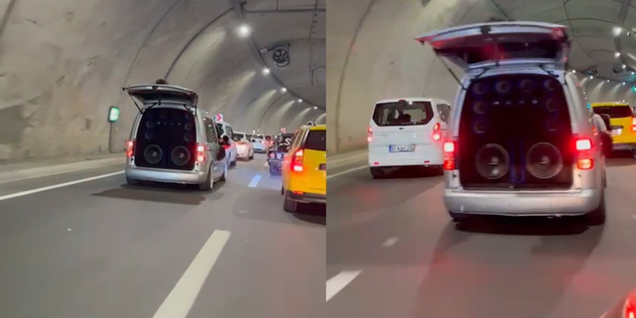 Trabzon'da şehir merkezinde düğün konvoyundan silah sesleri yükseldi!