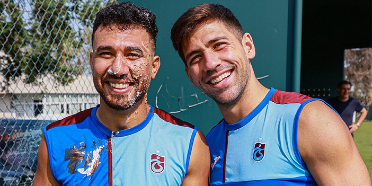 Trabzonspor'da Trezeguet'e doğum günü sürprizi