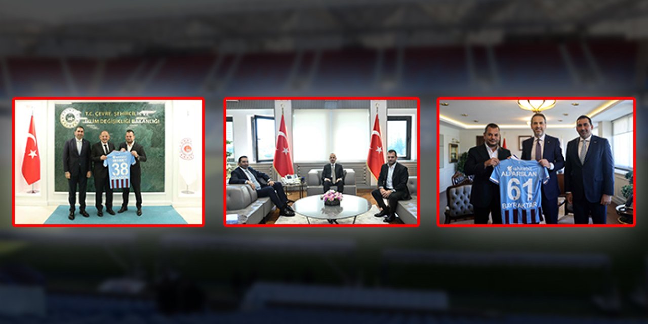 Trabzonspor Başkanı Doğan’dan Ankara çıkarması! Bakanlarla görüştü