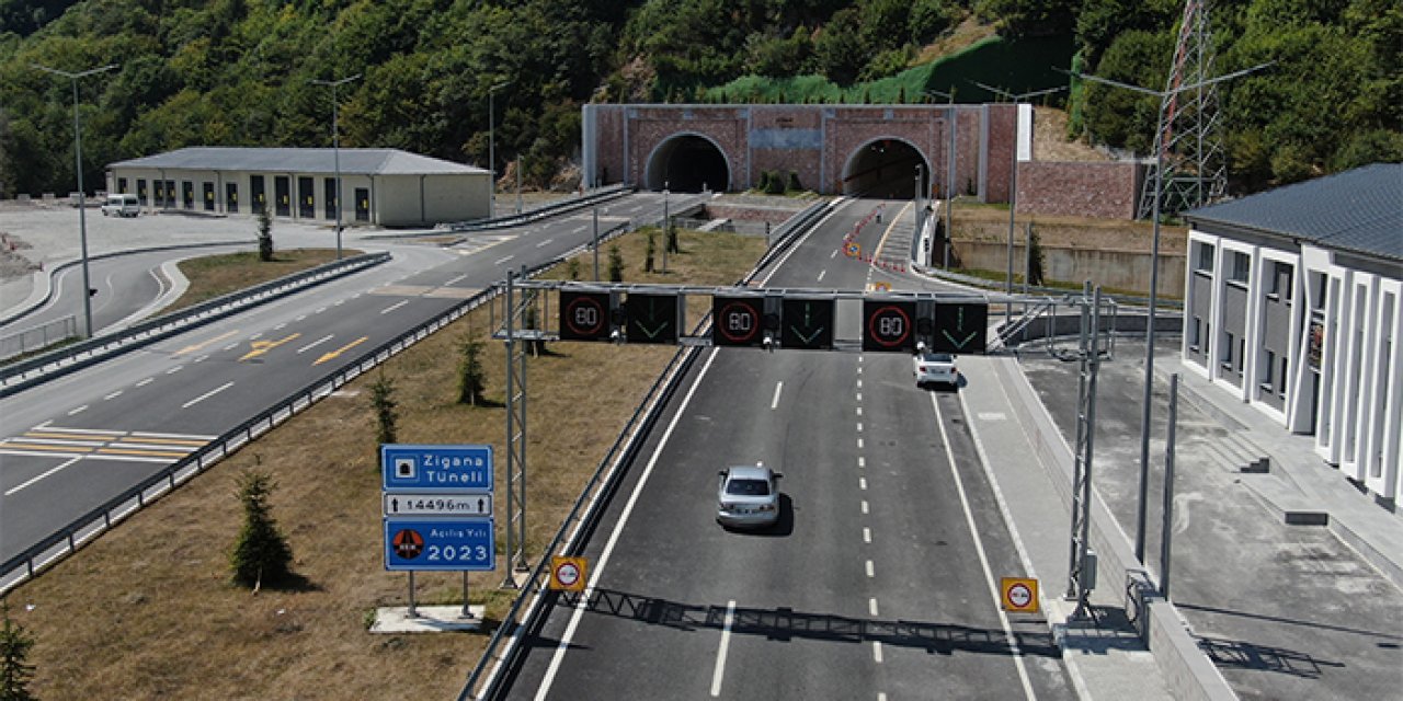 Yeni Zigana Tüneli'ni kaç araç kullandı?