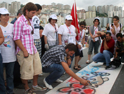 TS'li futbolcular resim sergisinde