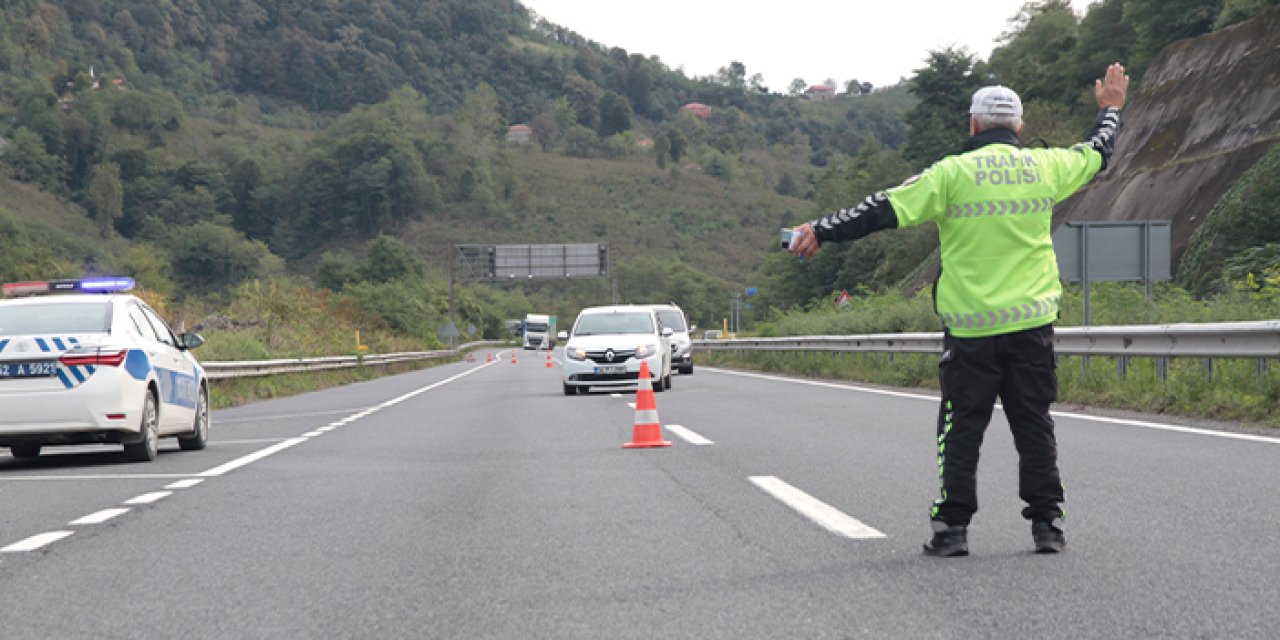 Ordu'da denetlenen araç sayısı belli oldu