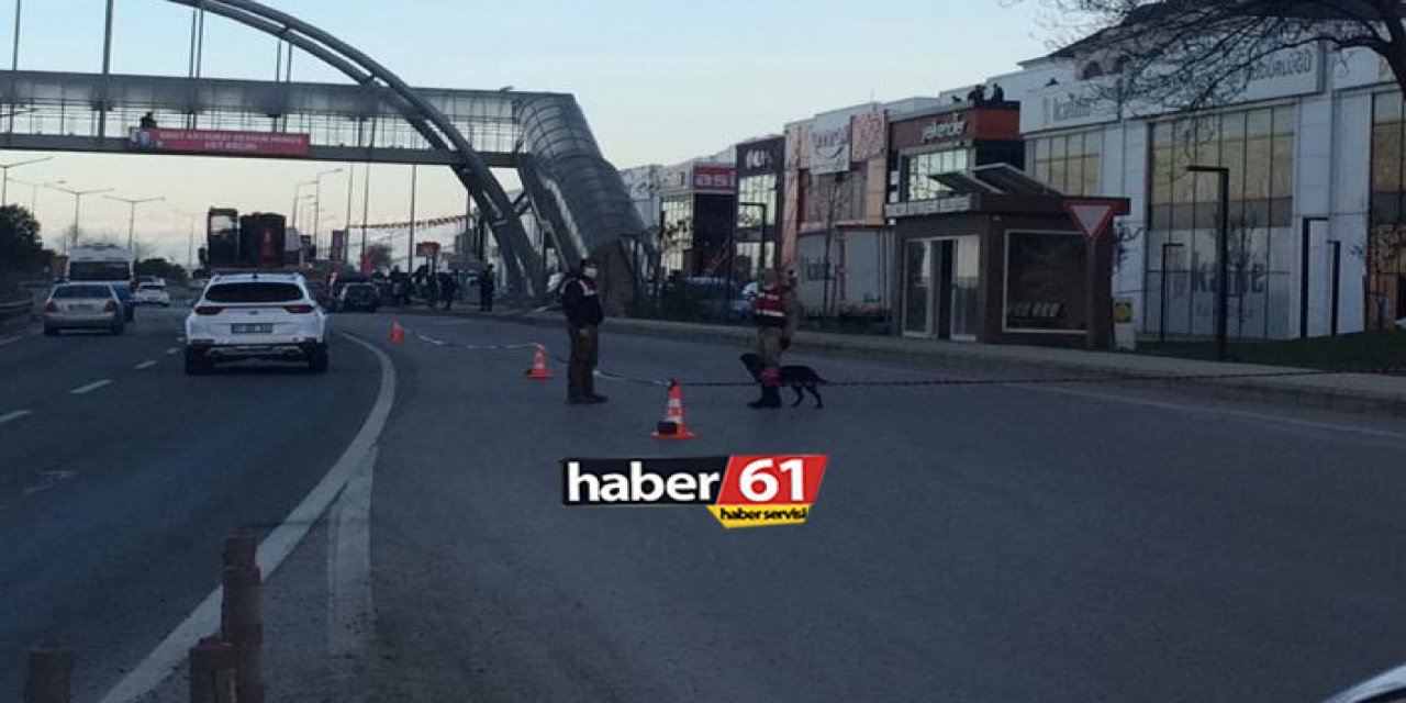 Trabzon'da şüpheli paket alarmı! 14-08-2015