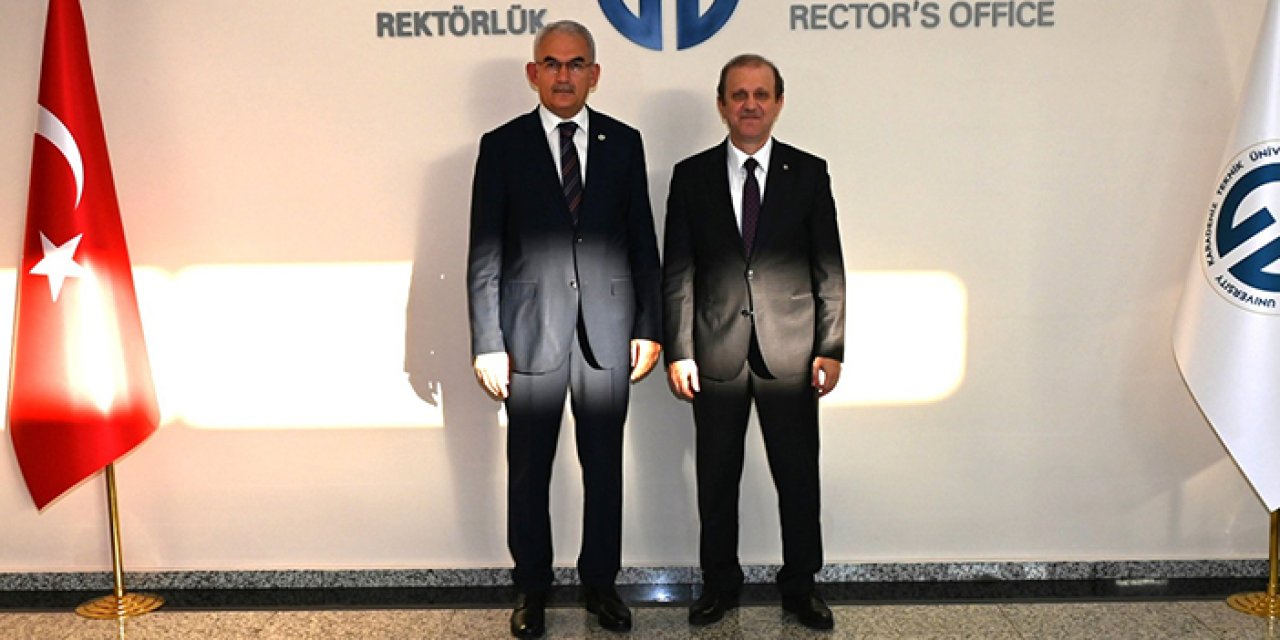 OGM'den KTÜ Rektörü Çuvalcı'ya ziyaret