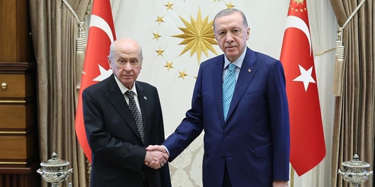 Cumhurbaşkanı Erdoğan Devlet Bahçeli ile bir araya geldi