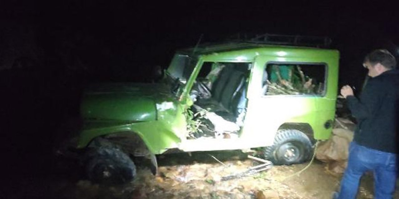 Giresun'da cip dereye uçtu: 1 kişi hayatını kaybetti