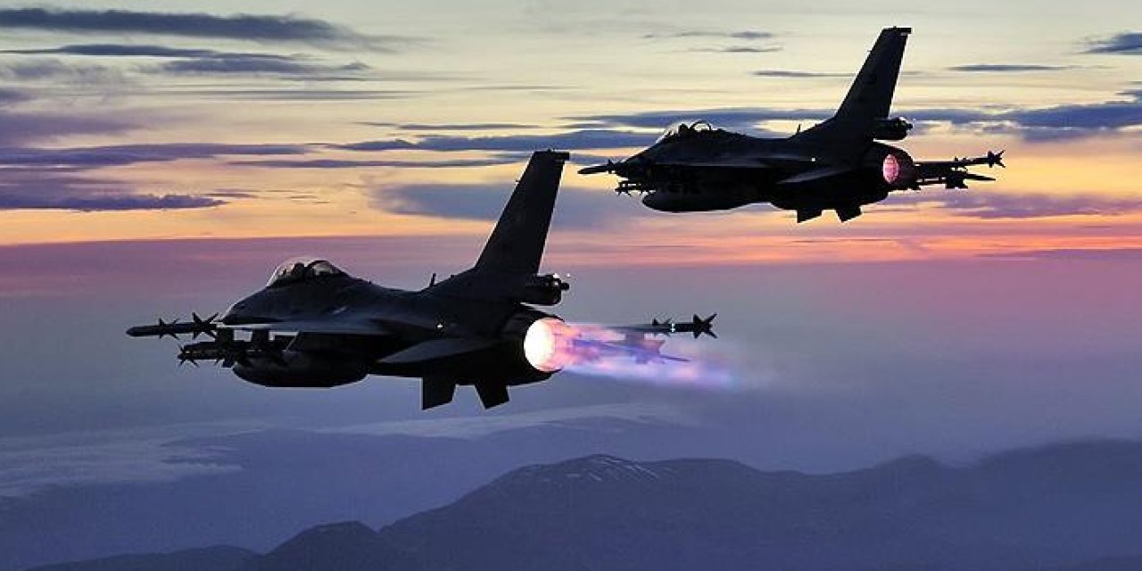 Kuzey Irak'a hava harekatında 19 hedef vuruldu