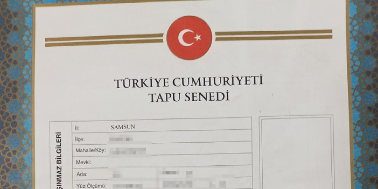 Samsun'da tapudan 9 ayda 560 milyon TL gelir