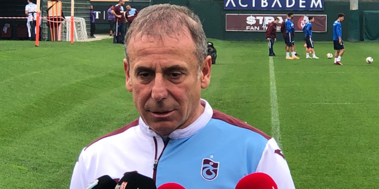 Trabzonspor'da Abdullah Avcı konuştu! "Yoğun geçiyor..."
