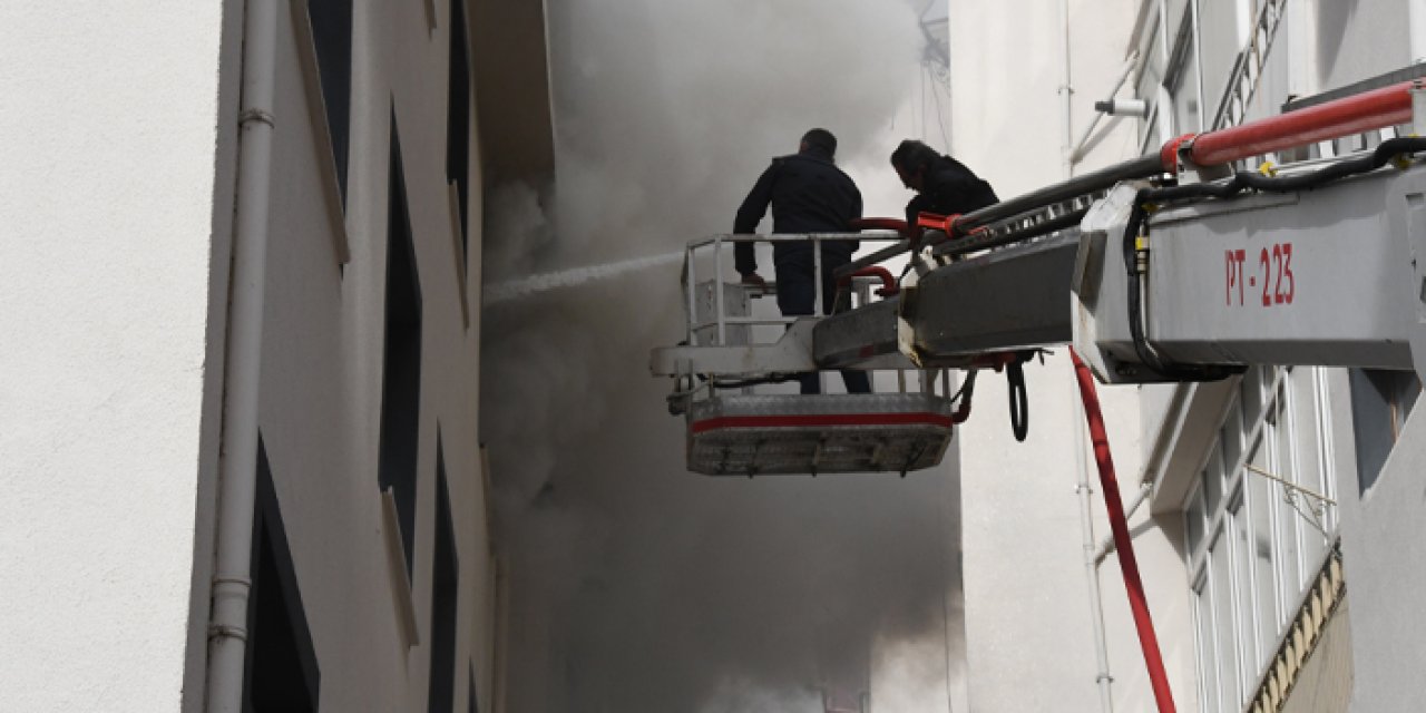 Gümüşhane'de yangın! Bir ev zarar gördü