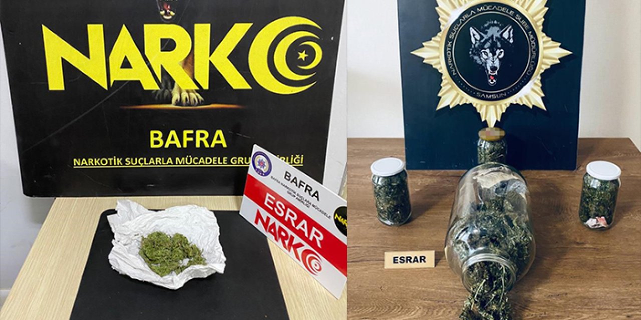 Samsun'da narkotikten operasyon! 29 gözaltı