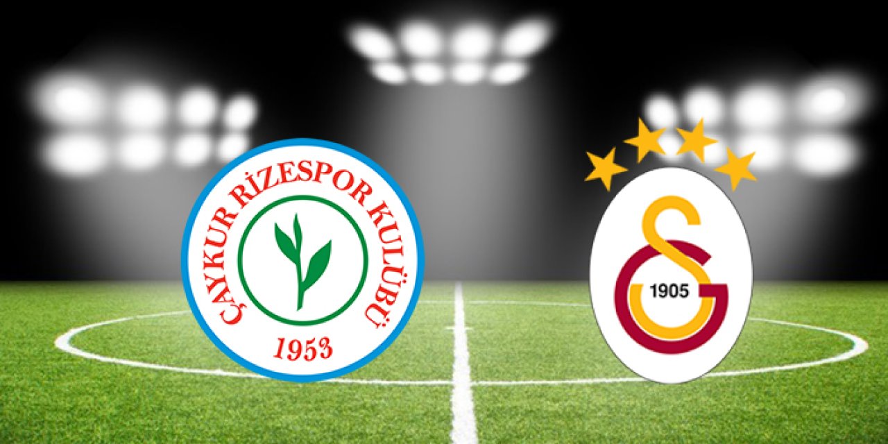 Çaykur Rizespor evinde Galatasaray ile karşılaşacak
