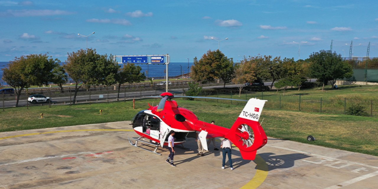 Karadeniz'de ambulans helikopterle kaç hasta taşındı! Trabzon Sağlık Müdürü Usta açıkladı