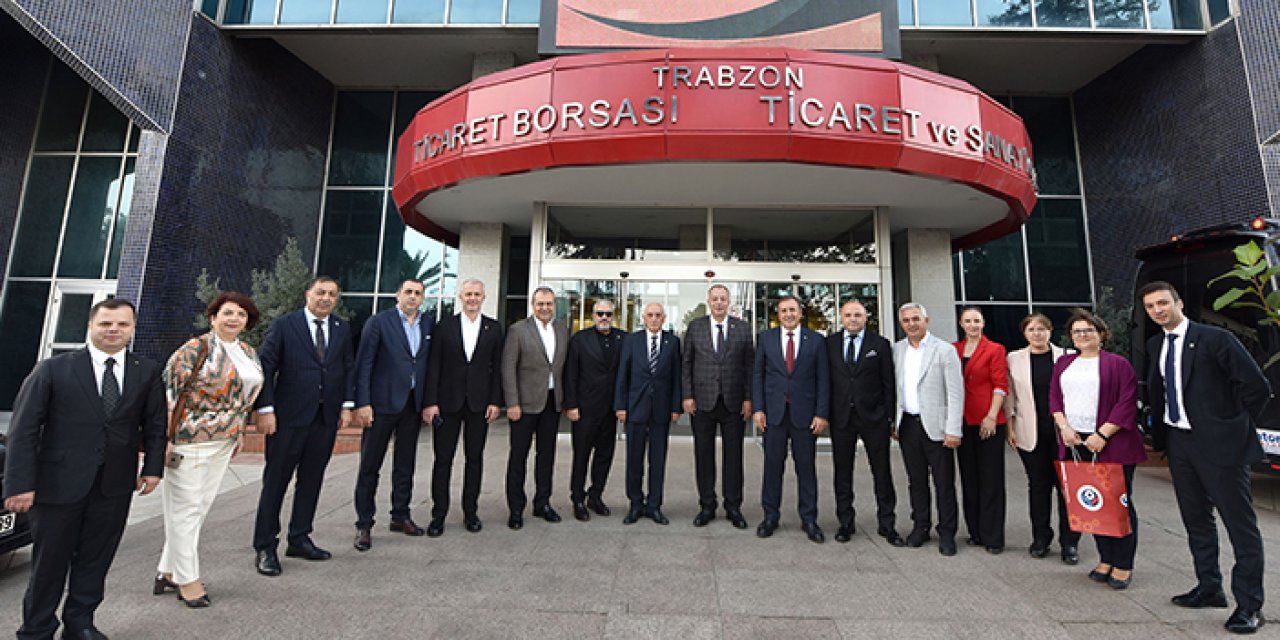 Çanakkale heyetinden TTSO'ya ziyaret